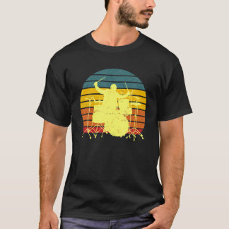 Retro Vintag Drummer T-Shirt