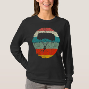 Retro Vintag erkrankter Skydiver T-Shirt