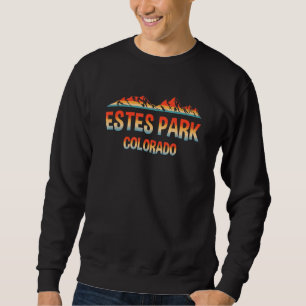 Retro Vintag Estes Park Colorado Nationalpark Sweatshirt