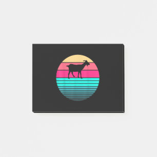 Retro Vintag Funny Animal Lover Bauer Post-it Klebezettel