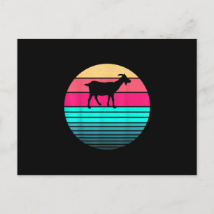 Retro Vintag Funny Animal Lover Bauer Postkarte