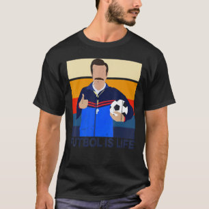 Retro Vintag Futbol ist lebenswichtig T-Shirt