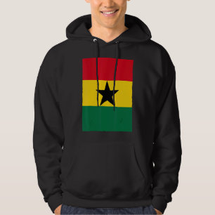 Retro Vintag Ghanaische Nationalflagge Ghana Hoodie