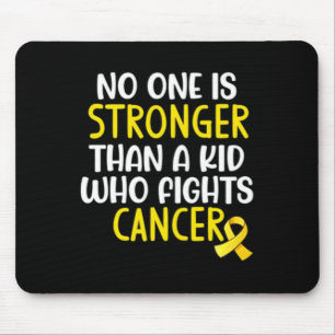 Retro Vintag Gold Ribbon Kinderkrebs-Awarene Mousepad
