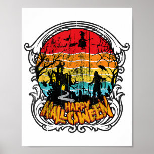 Retro Vintag Halloween - Vintages Halloween Poster
