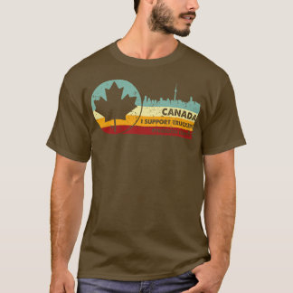 Retro Vintag I support Truckers Freedom Convoy 20 T-Shirt