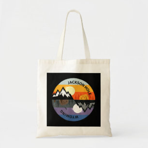 Retro Vintag Jackson Hole, Wyoming Souvenir Tragetasche