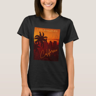 Retro Vintag Los Angeles Kalifornien Stadt mit Pal T-Shirt