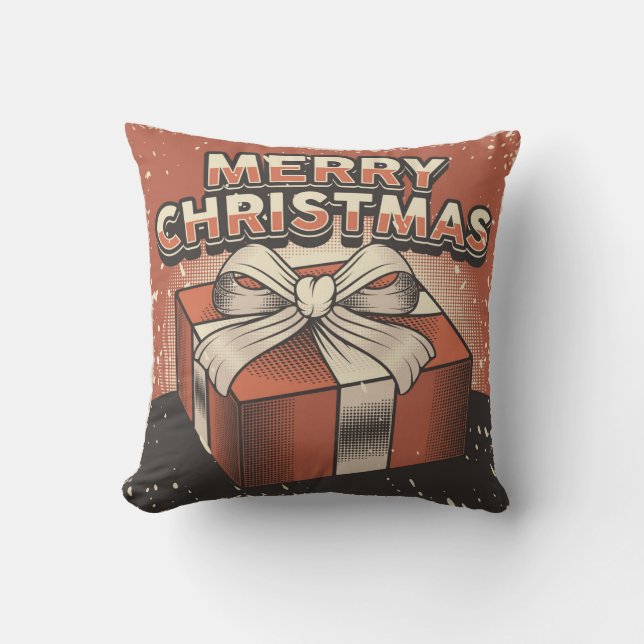 Retro Vintag Man Höhle Weihnachtsgeschenk Kissen (Vorderseite)