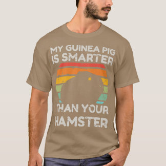 Retro Vintag Mein Guinea Schweinchen ist schlauer T-Shirt