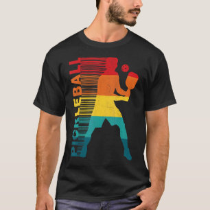 Retro Vintag Men Pickleball Player T-Shirt