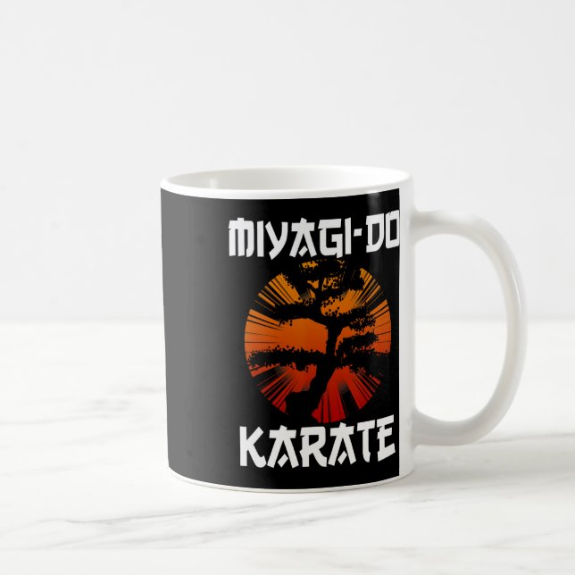Retro Vintag Miyagi-do Karate Kaffeetasse (Rechts)