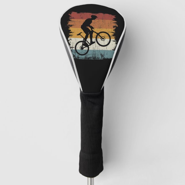 Retro Vintag Offroad Rad Golf Headcover (Vorderseite)