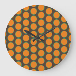 Retro Vintag Old School Design 70er Jahre Ära Große Wanduhr