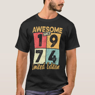 Retro Vintag Phantastisch seit 1974 Limited Editio T-Shirt