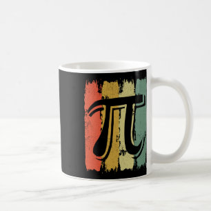 Retro Vintag Pi Mah Geek Mathematiker Pi Day Kaffeetasse