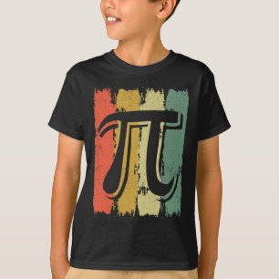 Retro Vintag Pi Mah Geek Mathematiker Pi Day T-Shirt