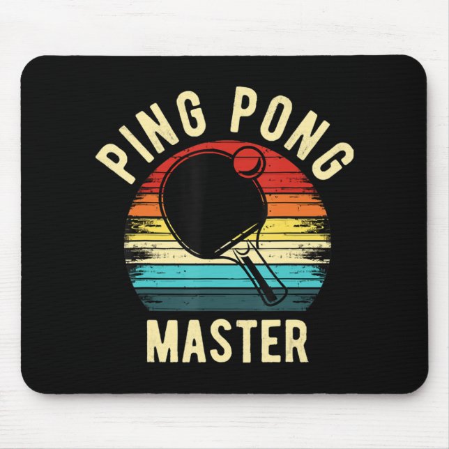 Retro Vintag PingPong Mousepad (Vorne)
