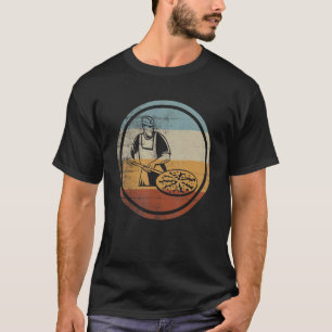 Retro Vintag Pizza Baker Pizzeria Pizza Maker T-Shirt