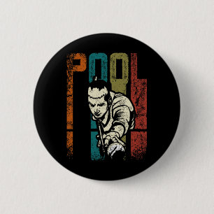 Retro Vintag Pool Billard Button