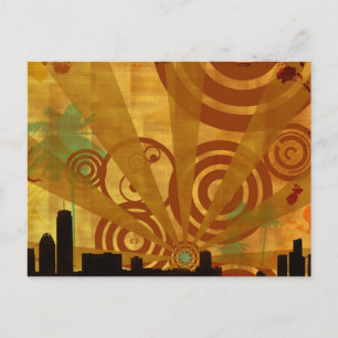 Retro Vintag - Postkarte