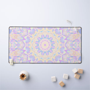 Retro Vintag Quirky Eclectic Boho Pastel Mandala Schreibtischunterlage