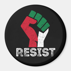 Retro Vintag Resist Palestine flag Freedom Magnet
