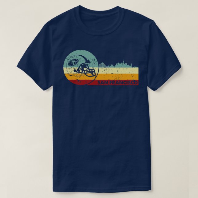 Retro Vintag San Francisco Football T-Shirt (Design vorne)