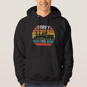 Retro Vintag sorry i tooooted Eisenbahn Zug Silhou Hoodie