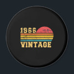 Retro Vintag Sunset 1966 Geburtstag Magnet<br><div class="desc">Retro Vintag Sunset 1966 Geburtstag</div>