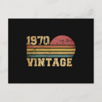 Retro Vintag Sunset 1970 Geburtstag