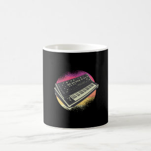 Retro Vintag Synthesizer Kaffeetasse
