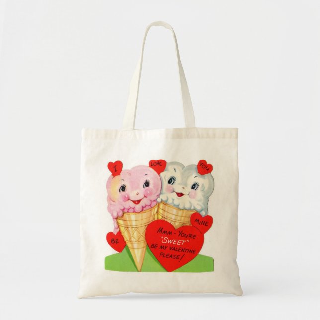 Retro-Vintag Valentineisgiften Tragetasche (Vorne)