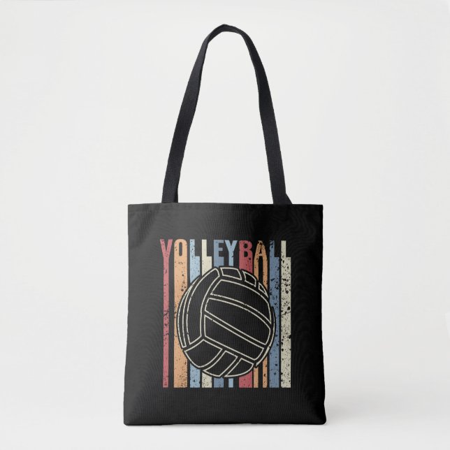 Retro Vintag Volleyball Tasche (Vorderseite)
