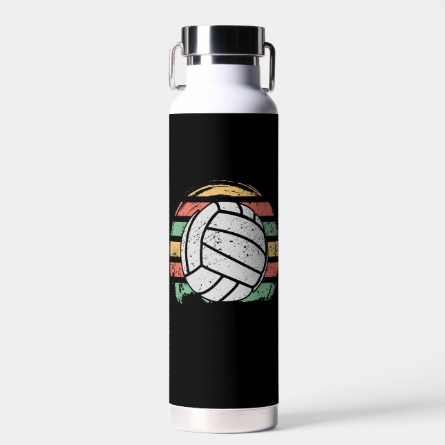 Retro Vintag Volleyball Trinkflasche (Vorne)