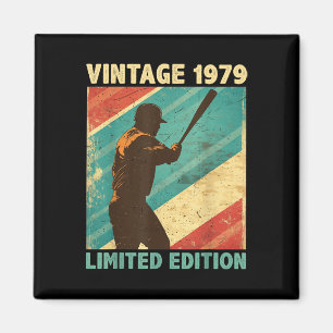 Retro Vintage 1979 Baseball Fan Limited Edition Magnet