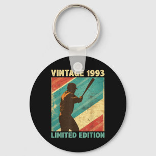 Retro Vintage 1993 Baseball-Fan Limited Edition  Schlüsselanhänger