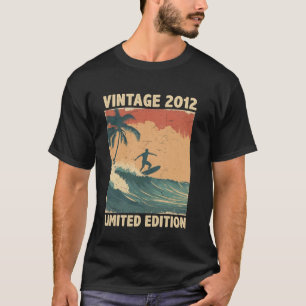 Retro Vintage 2012 Surfliebhaber Limitierte Auflag T-Shirt