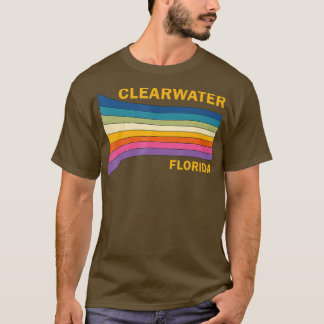 Retro Vintage 70er Jahre Clearwater Florida T-Shirt