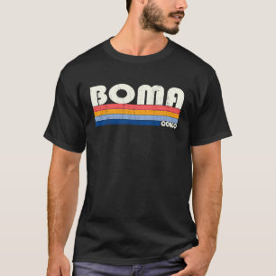 Retro Vintage 70s 80s Style Boma Congo T-Shirt