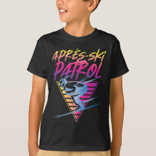 Retro Vintage 80er Après-Ski-Patrouille  T-Shirt