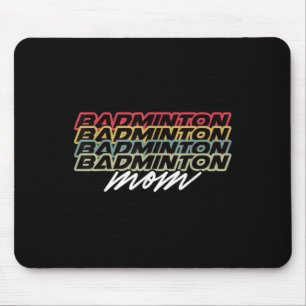Retro Vintage 80er Badminton-Mutter Lustig Muttert Mousepad