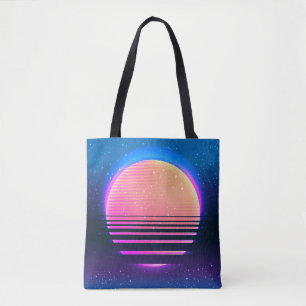 Retro-vintage 80er oder 90er geometrischer Stil ab Tasche