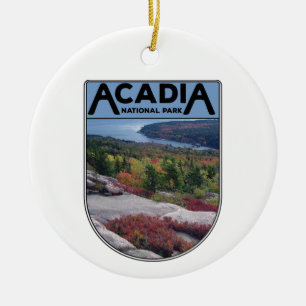Retro Vintage Acadia Nationalpark Maine Insel Keramik Ornament