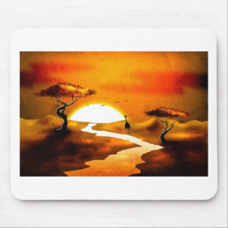 Retro Vintage Artgeschenke 13 Afrikas Mousepad