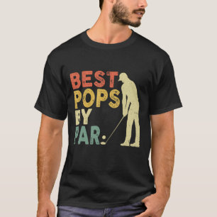 Retro Vintage beste Pop Par Golf Vatertag F T-Shirt