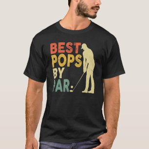 Retro Vintage beste Pop Par Golf Vatertag F T-Shirt