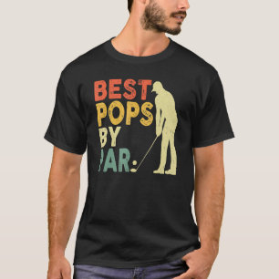 Retro Vintage beste Pop Par Golf Vatertag F T-Shirt