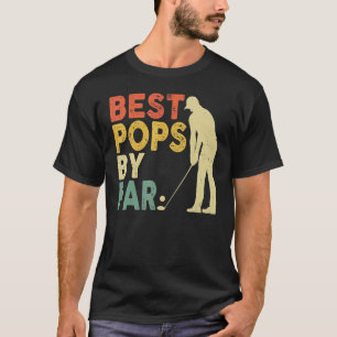 Retro Vintage beste Pop Par Golf Vatertag F T-Shirt