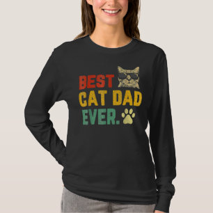 Retro Vintage Bester Katzenvater Aller Zeiten Kat T-Shirt